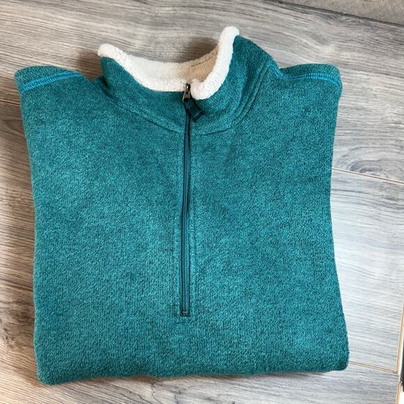 Kuhl Alaska Sweater Size L 1/4 Zip Knit Pullover Sherpa Outdoor Trail Gorpcore - Picture 12 of 16